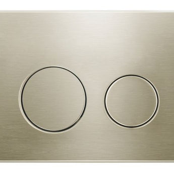 Brushed Gold Stainless Steel Toilet Flush Button Delta Low Rise
