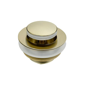 BRUSHED GOLD BATHTUB POP UP WASTE 40MM