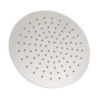 Pavia 250mm Brushed Nickel Shower Head Stainless Steel Round