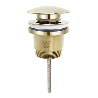 UNIVERSAL MUSHROOM POP UP WASTE BRUSHED GOLD 32MM