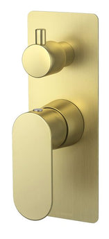 Vetto Diverter Shower Mixer, Brushed Gold
