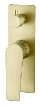 ZEVIO WALL DIVERTER MIXER BRUSHED GOLD
