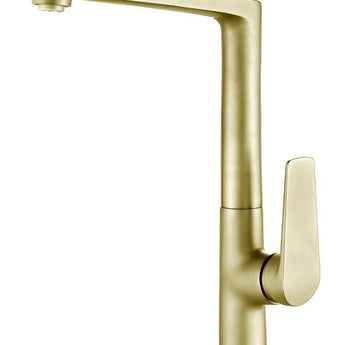 ZEVIO SINK MIXER, BRUSHED GOLD