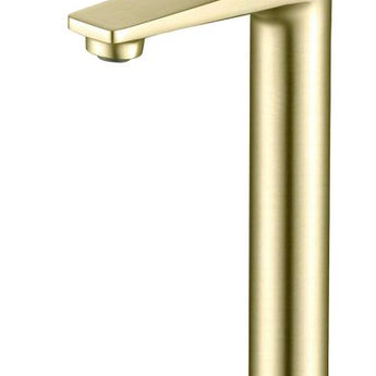 ZEVIO TALL BASIN MIXER BRUSHED GOLD