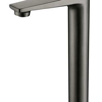 ZEVIO TALL BASIN MIXER GUN METAL