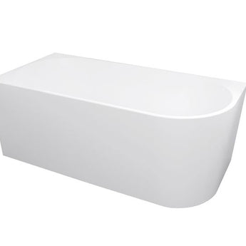 LEFT CORNER 1700X800X600 GLOSS WHITE BATHTUB NF