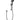 Pavia Black Shower Rail with Round Handheld Shower Piece