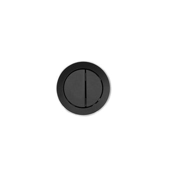 ROUND TOILET FLUSH BUTTON BLACK