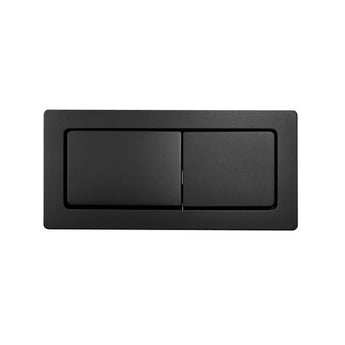 Square Toilet Button Matte Black