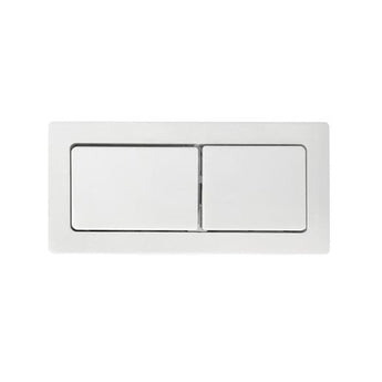SQUARE TOILET BUTTON, MATTE WHITE