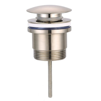 Universal Mushroom Pop Up Waste 32mm Brushed Nickel