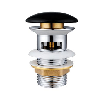 POP UP WASTE OF CHROME 32MM, CERAMIC BLACK