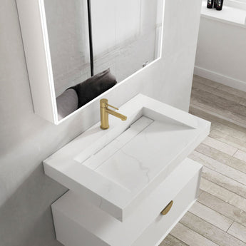 MOONLIGHT 750MM M SOLID SURFACE TOP