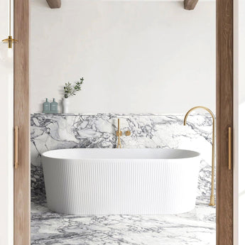 ATTICA NOOSA 1500 MATTE WHITE BATH