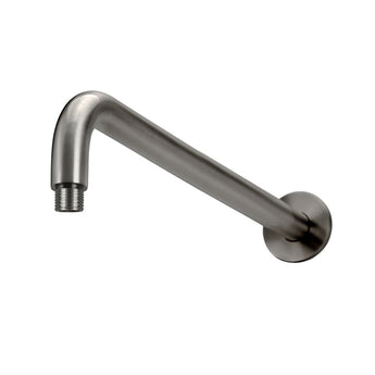 ROUND WALL SHOWER CURVED ARM 400MM