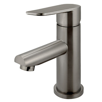ROUND PADDLE BASIN MIXER, SHADOW GUNMETAL