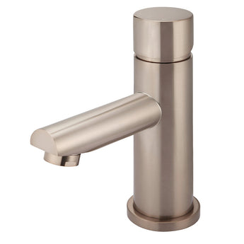 MEIR ROUND PINLESS BASIN MIXER - Champagne Finish