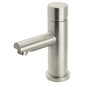 MEIR ROUND PINLESS BASIN MIXER - Brushed Nickel Finish
