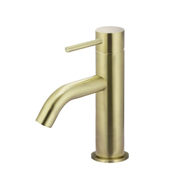MIER PICCOLA BASIN MIXER TAP, PVD TIGER BRONZE