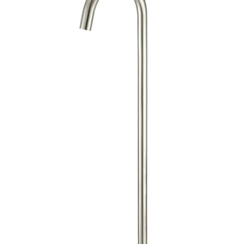 Meir Brushed Nickel Round Freestanding Bath Spout with PVD Coating