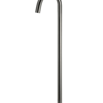 Shadow Gunmetal Round Freestanding Bath Spout