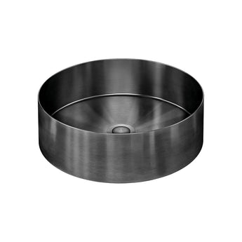 LAVELLO ROUND STEEL BATHROOM BASIN 380 X 110