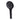 Black Three-Function Round Handheld Shower Head
