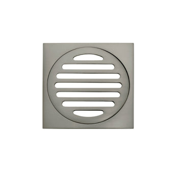 SQUARE FLOOR GRATE SHOWER DRAIN 100MM OUTLET