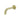 Universal Round Curved Spout 130mm - Brushed Gold