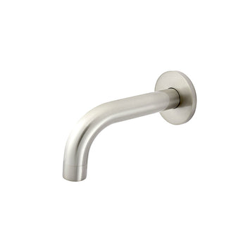 Universal Round Curved Spout, Brushed Nickel