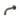 Universal Round Curved Spout 130mm - Shadow Gunmetal