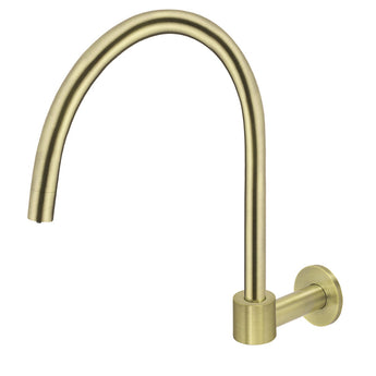Tiger Bronze High-Rise Round Swivel Wall Spout for Bathroom