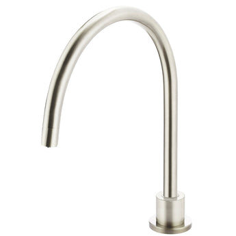 Brushed Nickel High-Rise Swivel Hob Spout with 360-Degree Rotation