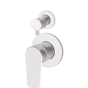 Meir Round Diverter Mixer Polished, Chrome