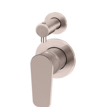 Meir Round Diverter Mixer Champagne