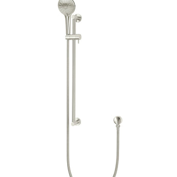 ROUND THREE FUNCTION HAND SHOWER ON RAIL COLUMN