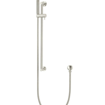 ROUND HAND SHOWER ON RAIL COLUMN
