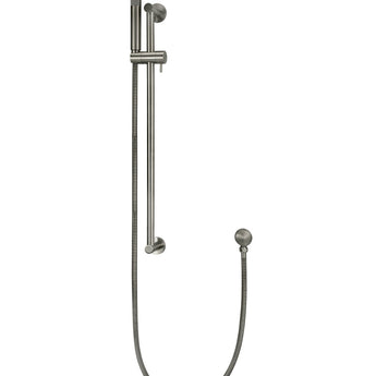 ROUND HAND SHOWER ON RAIL COLUMN