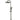 200mm Shadow Gunmetal Round Shower Rail with Single Function Hand Shower