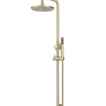 ROUND COMBINATION SHOWER RAIL, 200MM ROSE, SINGLE FUNCTION HAND SHOWER