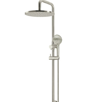 ROUND COMBINATION SHOWER RAIL 300MM ROSE, THREE FUNCTION HAND SHOWER