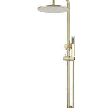 ROUND COMBINATION SHOWER RAIL, 300MM ROSE, SINGLE FUNCTION HAND SHOWER