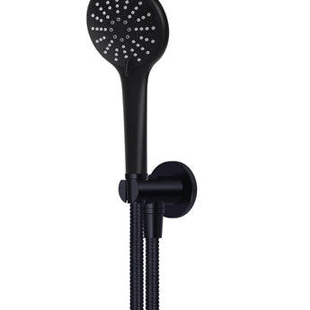 ROUND THREE FUNCTION HAND SHOWER ON FIXED BRACKET