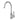 IKON CLASICO GOOSENECK SINK MIXER 35MM BRUSHED NICKEL