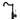 IKON CLASICO SINK MIXER 35MM MATTE BLACK (CERAMIC HANDLE)
