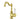 Ikon Federation Clasico Basin Mixer Brass Handle Brushed Gold