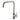 Ikon Hali Brushed Nickel Rectangle Kitchen Mixer